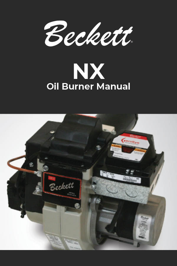 Burner Manual: NX Oil Burner | 0.40 to 1.75 GPH | AC Power