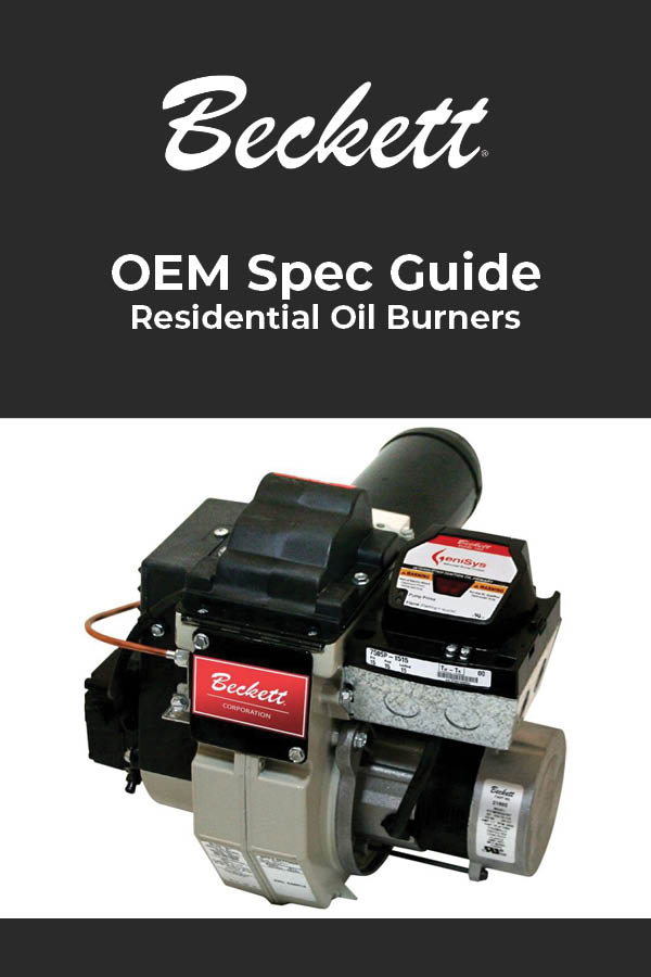 OEM Specification Guide | Residential Oil Burners | Beckett