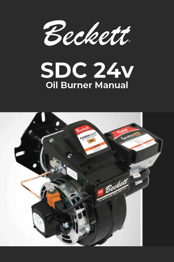 Burner Manual: SDC Oil Burner | 1.75 to 5.50 GPH | DC Power | 24v