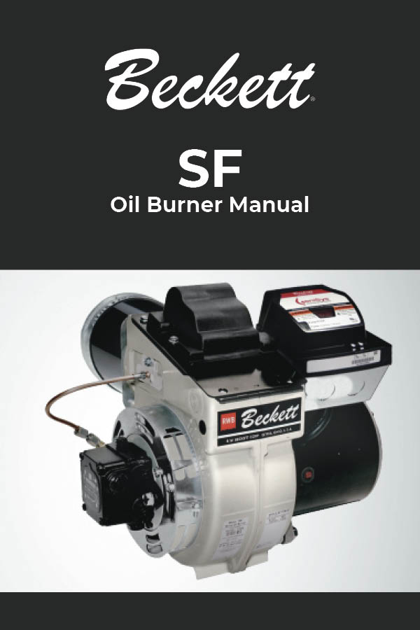 Burner Manual: SF Oil Burner | 1.25 to 5.50 GPH | AC Power