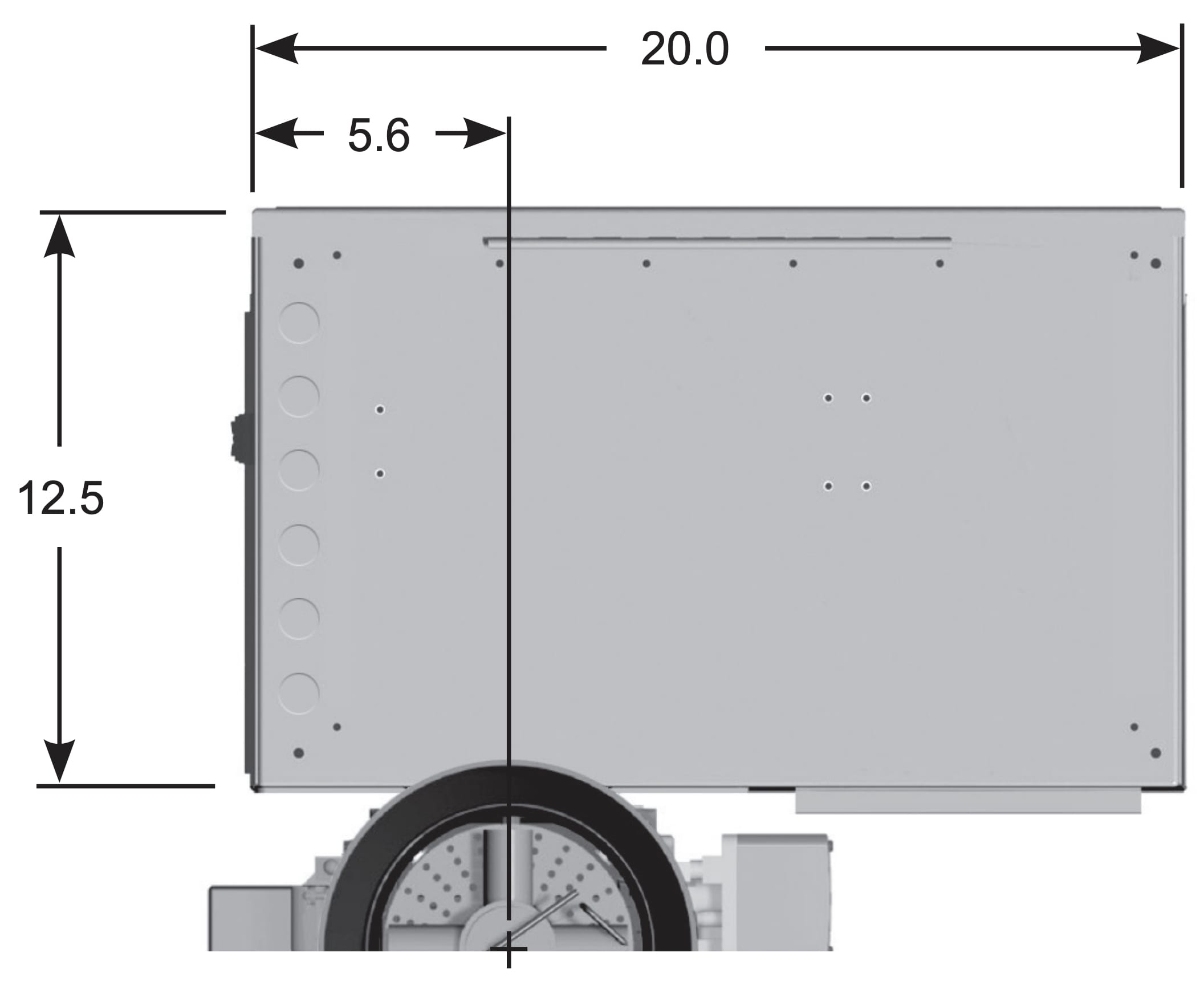 Beckett-Commercial-Burner-Control-Panels-dimensions-diagram-2-min