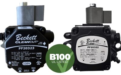 Beckett® CleanCut ™ Fuel Pumps UL-Listed for Use with B100 BioDiesel