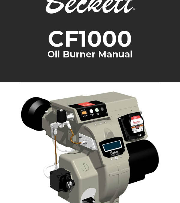 Burner Manual: CF1000 Oil Burner | 4.00 to 10.00 GPH | AC Power