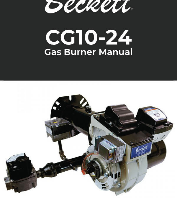 Burner Manual: CG10-24 Gas Burner | 300 to 1,200 MBH | AC Power