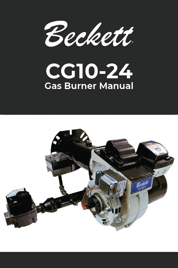 Burner Manual: CG10-24 Gas Burner | 300 to 1,200 MBH | AC Power